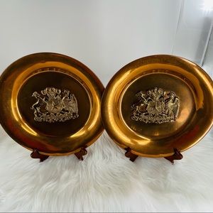 2 Gallo Chile Copper Crest Wall Hangings